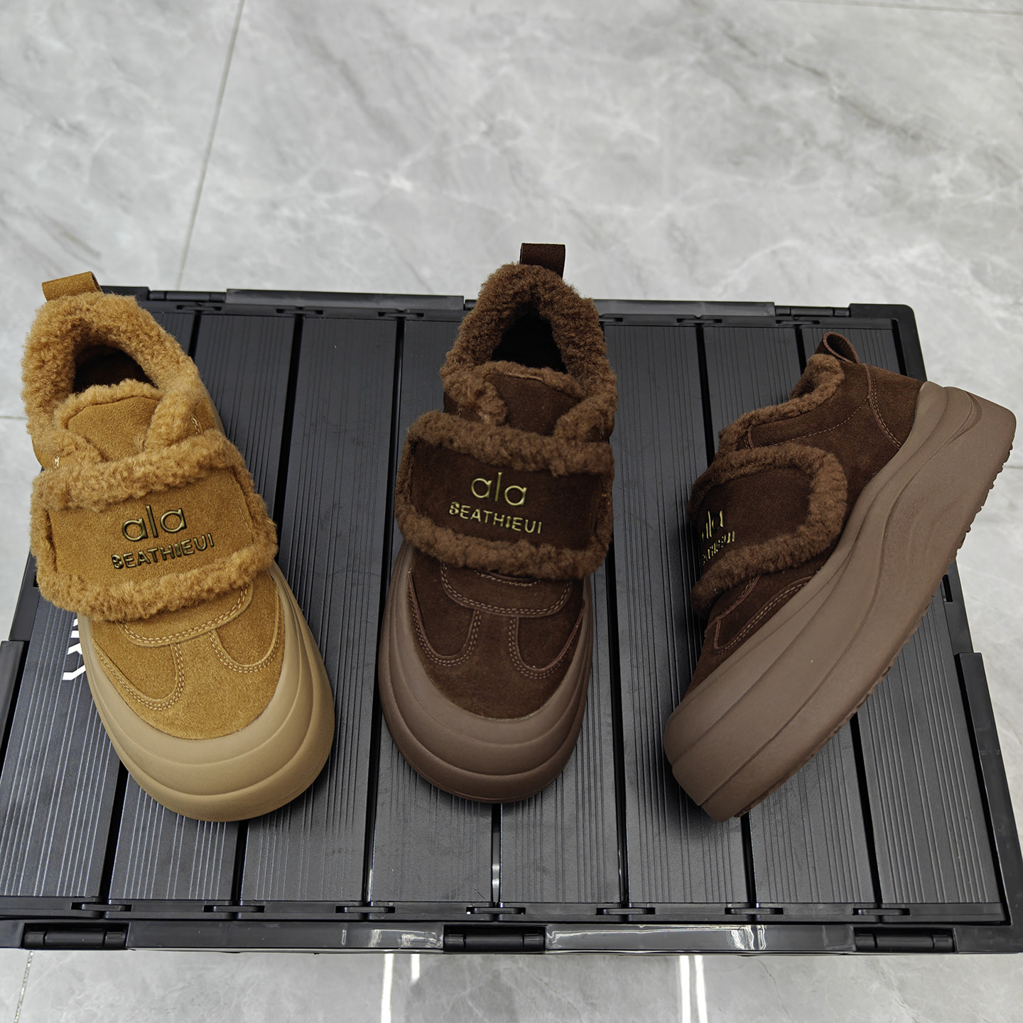 魔术贴加绒大头面包鞋女2025冬季牛绒皮复古丑萌鞋厚底松糕雪地靴,女鞋,时尚休闲鞋,淘宝优惠券,粉丝福利购,淘宝优惠卷