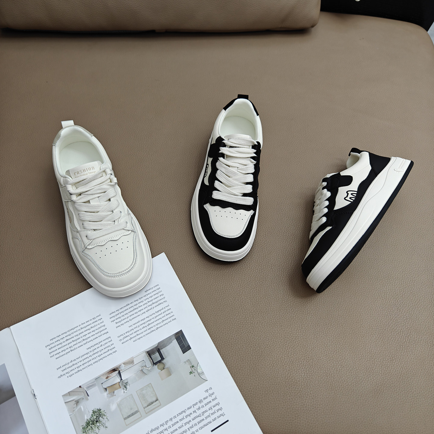 平底系带小白鞋女2026新款轻便软皮软底运动休闲鞋学院风平底板鞋