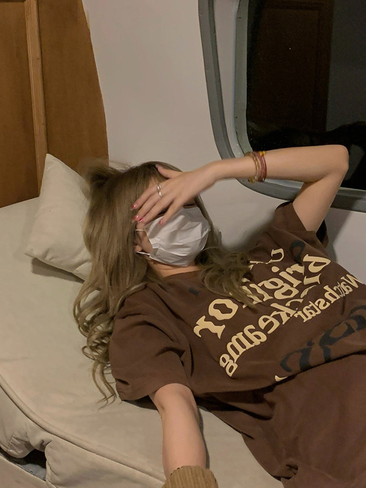 大码美式hiphop纯棉短袖t恤女夏图片