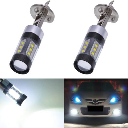 汽车led大功率雾灯 H1 H3 80W 16 CREE 汽车前后雾灯 LED防雾灯