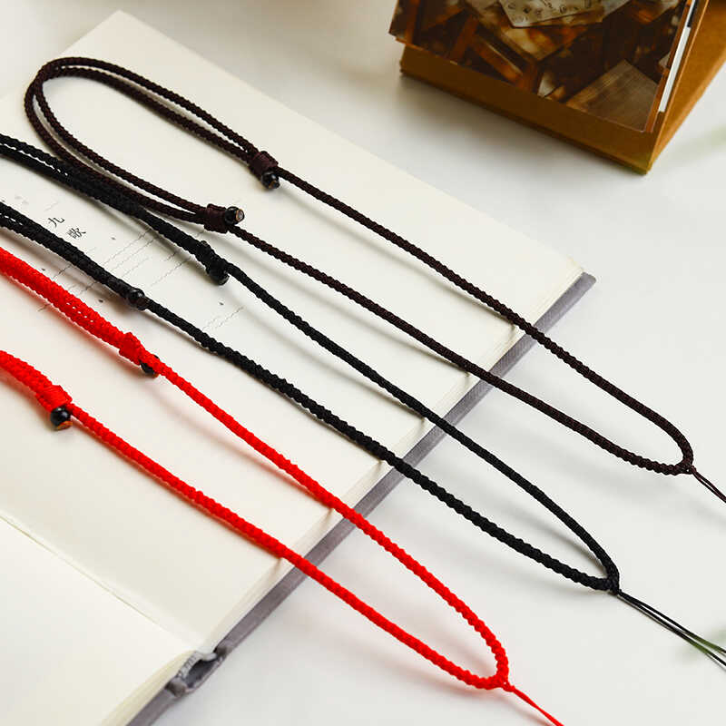 粗细款菠萝结线挂绳项链吊坠可调节挂绳