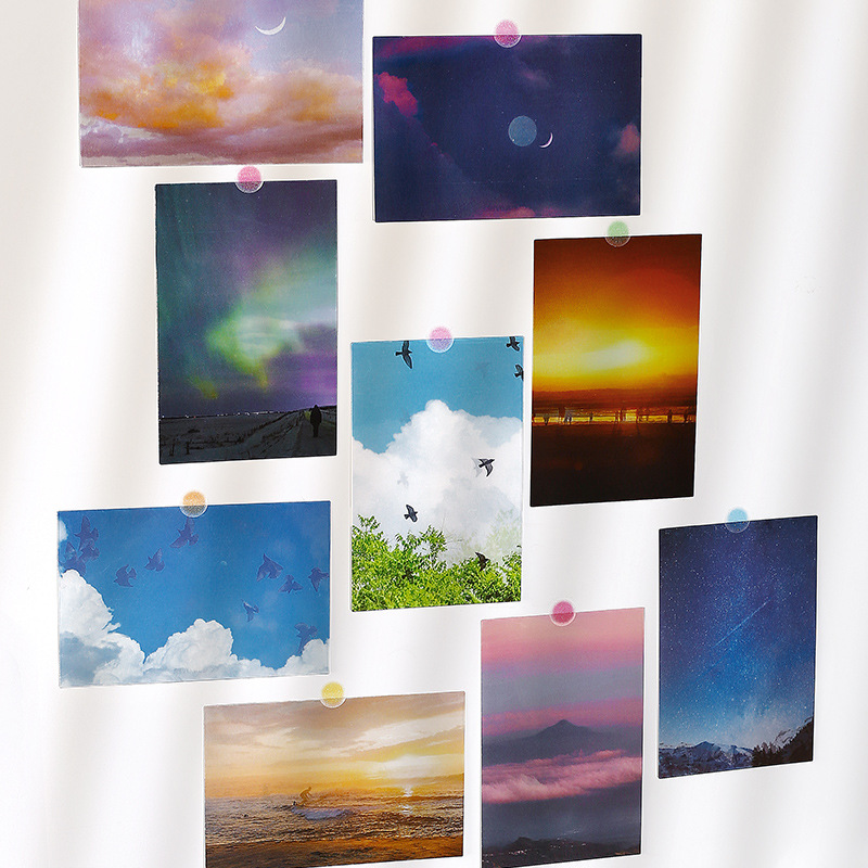 好在有此刻系列光栅明信片2张文艺风景创意浪漫留言祝福素材贺卡