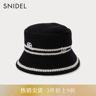 ERA合作款 字母针织遮阳渔夫帽SWGH231626 NEW SNIDEL春夏款