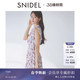SNIDEL2026春夏新品 碎花茶歇连衣裙SWFO261069 优雅荷叶边小飞袖