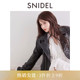 SNIDEL春夏款 斜拉链翻领抽绳仿皮机车夹克外套SWFJ251060