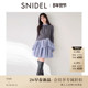 SNIDEL2026春夏新品 优雅木耳领荷叶边裙摆针织连衣裙SWNO261010