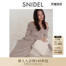 SNIDEL秋冬款 长裙翻领露肩针织连衣裙SWCO245060 气质修身