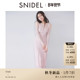 SNIDEL2025秋冬新品 甜美露肩针织连衣裙吊带背心套装 SWNO254187