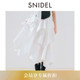 SNIDEL2026春夏新品 优雅百搭高腰纯色荷叶边蛋糕半身裙SWFS261119