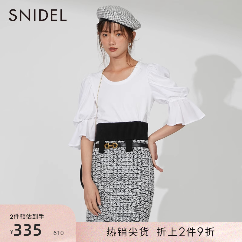 上衣SNIDEL秋冬圆领甜美