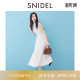 连衣裙SWFO254136 绑带收腰衬衫 SNIDEL2025秋冬新品 气质翻领无袖