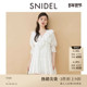 衬衫 SNIDEL春夏款 刺绣花边荷叶领喇叭袖 连衣裙SWFB252196