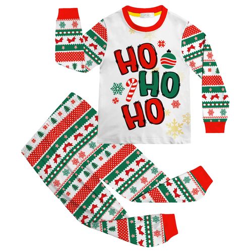 圣诞节儿童睡衣套装家居服两件套