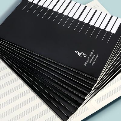 五线谱本高中生钢琴幼师专用乐谱本初学练习带乐理知识音乐笔记本