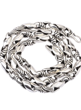 富贵鹿项链条纹复古时尚大气