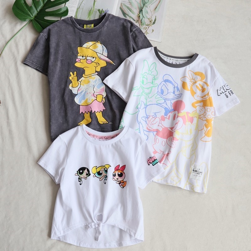 外贸原单 女童夏装新款 卡通印花圆领短袖T恤 纯棉休闲舒适上衣鑫,童装/婴儿装/亲子装,T恤,淘宝优惠券,粉丝福利购,淘宝优惠卷