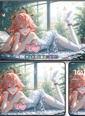 八重神子-38二次元动漫女友折叠屏手机苹果ipad电脑8K高清壁纸