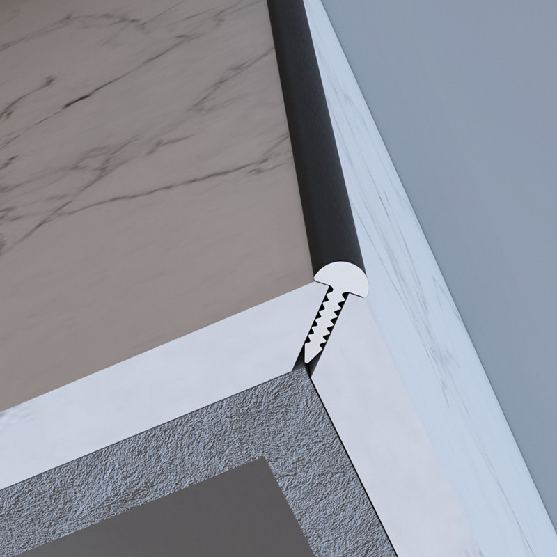 持雍阳角线瓷砖收边条黑色墙砖包边封边收口铝合金属条不锈钢转角