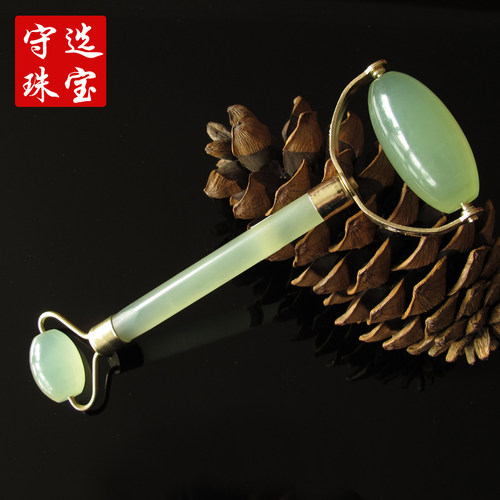 静音天然玉石滚轮单双头滚轮