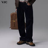 威杰思2025秋季 新款 男装 VJC 保暖灯芯绒休闲长裤 通勤