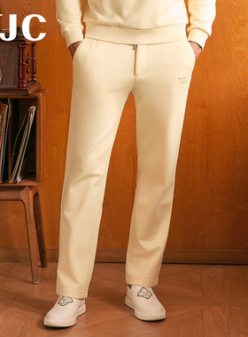 VJC 秋冬男装针织长裤休闲运动直筒时尚下装 B23DP3513