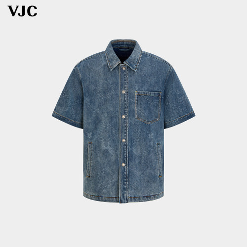 VJC春夏水洗牛仔短袖外套