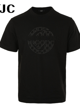 【专柜同款】VJC 2024夏季男装新款潮流印花短袖T恤 D24CA1705