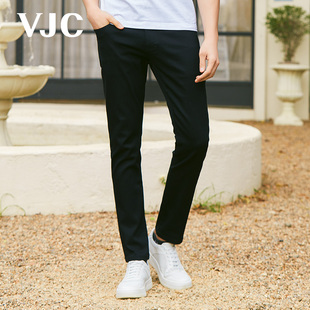 通勤直筒裤 VJC B23AO3415 男士 男装 黑色休闲裤 新款 2024年夏季