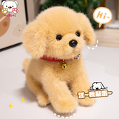 可爱仿真金毛玩偶睡觉抱枕小狗布偶娃娃狗狗公仔拉布拉多毛绒玩具