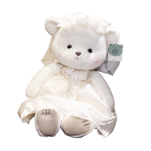 新婚礼物压床娃娃一对结婚新款高档喜娃抱枕婚房摆件小熊公仔玩偶