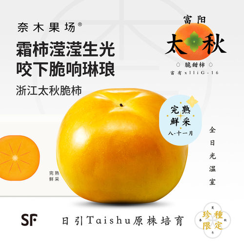 梦幻太秋甘柿凝香蜜意日印富阳植