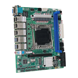 6sata主板ITX支持热插拔硬盘阵列raid存储工控服务器NAS机箱C612