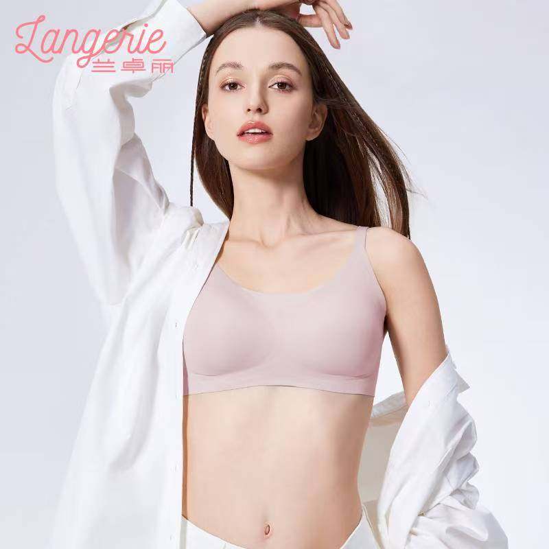 兰卓丽女士内衣服贴包容杯内置弹力托条软支撑无痕细带300830221