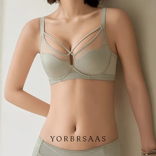 诱芭莎2356BC纸片杯光面无痕超薄透气大胸显小聚拢收副乳性感隐形