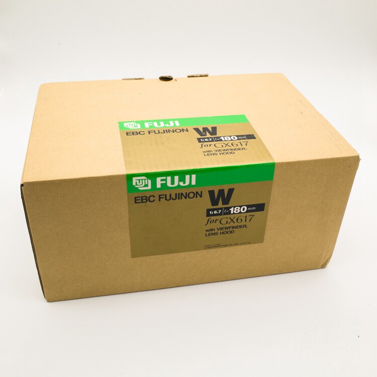 富士 GX617 120宽幅相机用180mm F6.7 标准镜头 箱说全