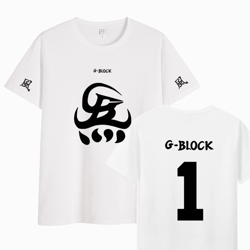 GBLOCK炁衣服仁义茶楼联名CYPHER功夫胖刘聪gai演唱会周边短袖T恤图片
