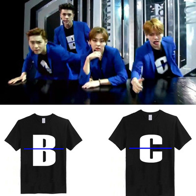 EXO新专辑EXODUS CALL ME BABY 灿烈世勋同款T恤 打歌服短袖衣服
