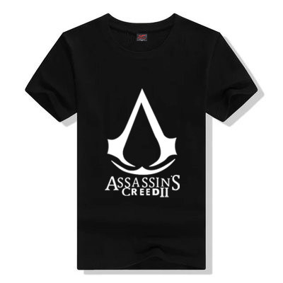 刺客信条T恤短袖 动漫周边衣服 大革命 兄弟会黑旗枭雄圆领纯棉夏