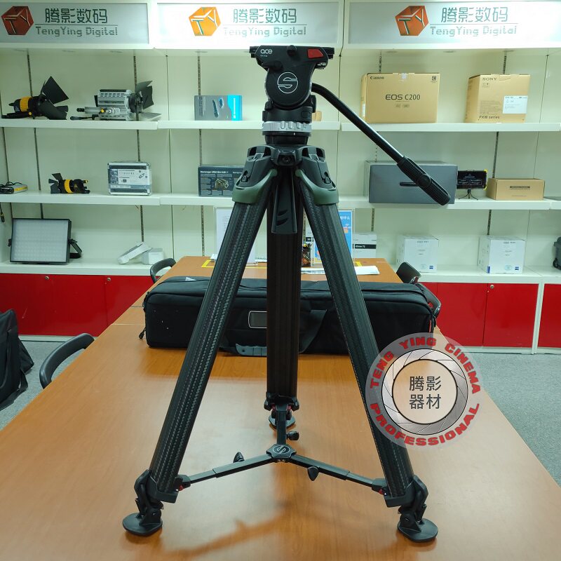 萨拿沙雀flowtech 75 ACE XL云台套装轻型碳纤维电影三脚架1017套