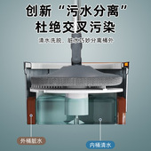 净污分离旋转拖把家用拖布懒人免手洗单桶拖把自动甩干拖地一拖净