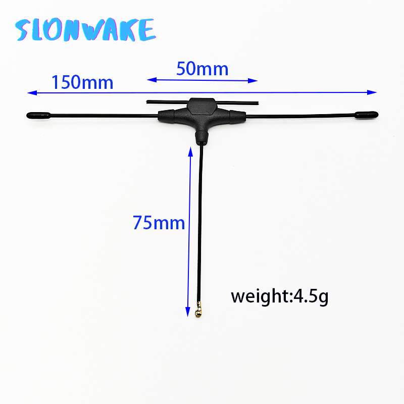 航模FPV穿越机ELRS 915Mhz/2.4G接收机双频T型天线ipex1接口通用