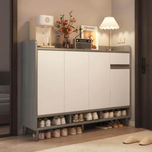 鞋柜家用门口室内入户玄关柜收纳柜一体靠墙2026新款爆款高端鞋架