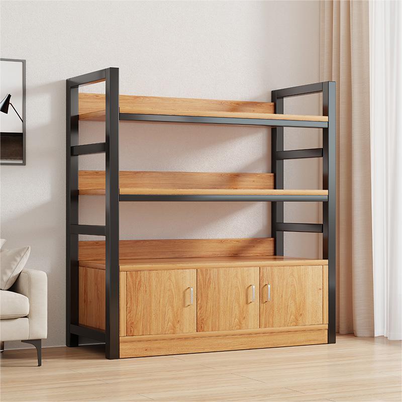 书架置物架落地客厅矮柜子储物柜靠墙一体转角书柜家用货架展示架