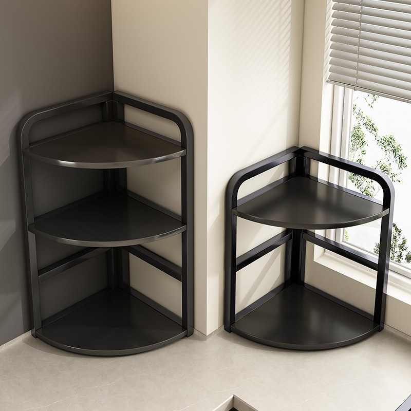 厨房台面置物架角落调料架三角调料品架子多功能转角调味料收纳架