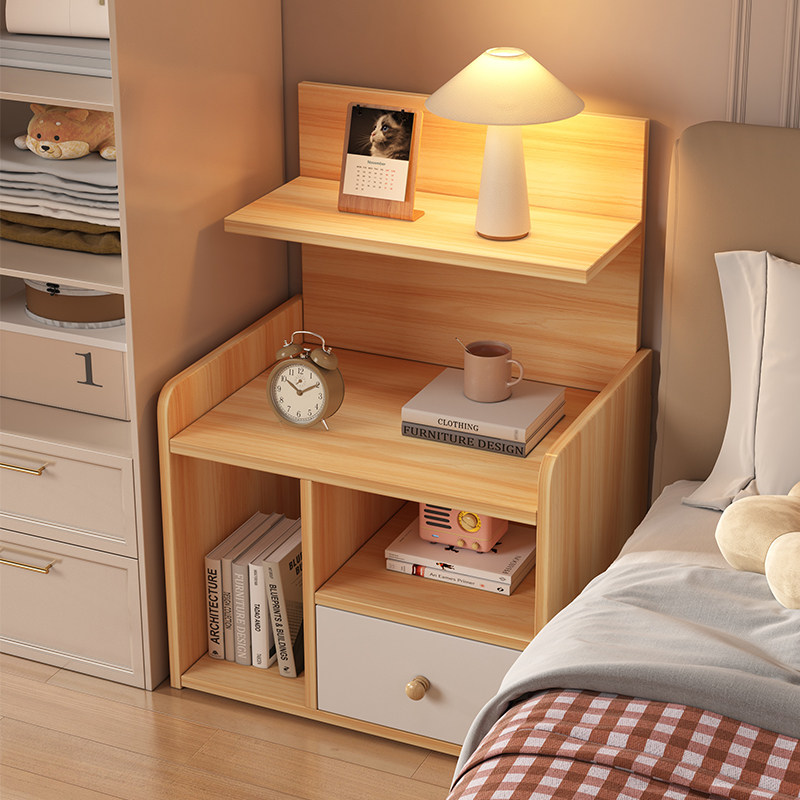 床头柜简约现代小型出租房用创意床边收纳柜子家用卧室简易置物架,住宅家具,床头柜,淘宝优惠券,粉丝福利购,淘宝优惠卷