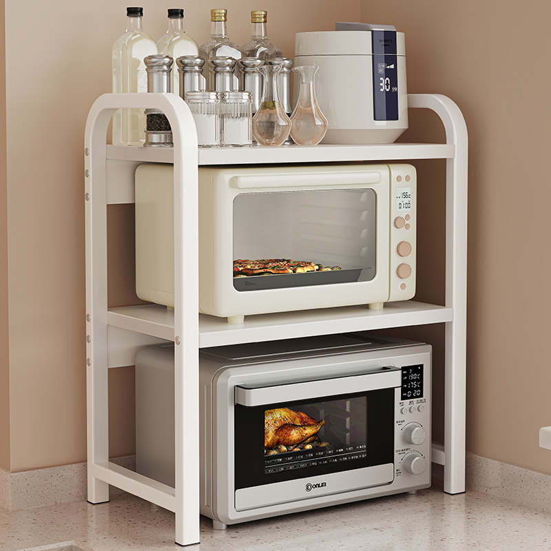 可伸缩多功能厨房微波炉架子置物架家用台面电饭锅烤箱收纳支架,厨房/烹饪用具,厨房置物架/置物柜/角架,淘宝优惠券,粉丝福利购,淘宝优惠卷