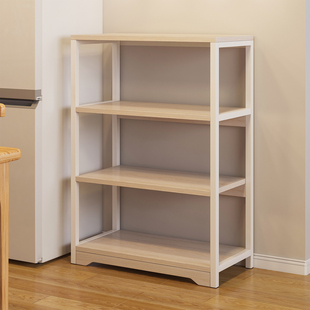 厨房置物架2025新款多层多功能收纳架简约窄边柜微波炉锅具储物架