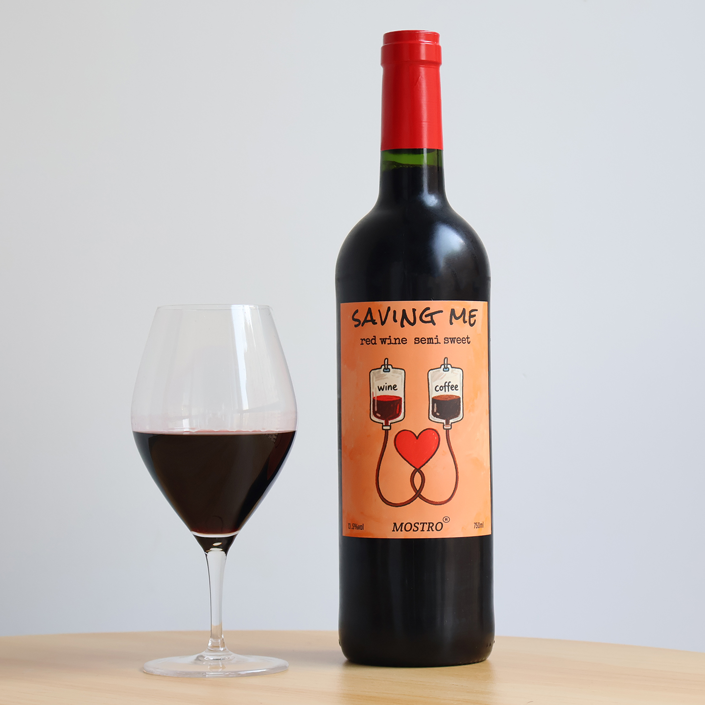 咖啡红樱桃咖啡半甜红葡萄酒