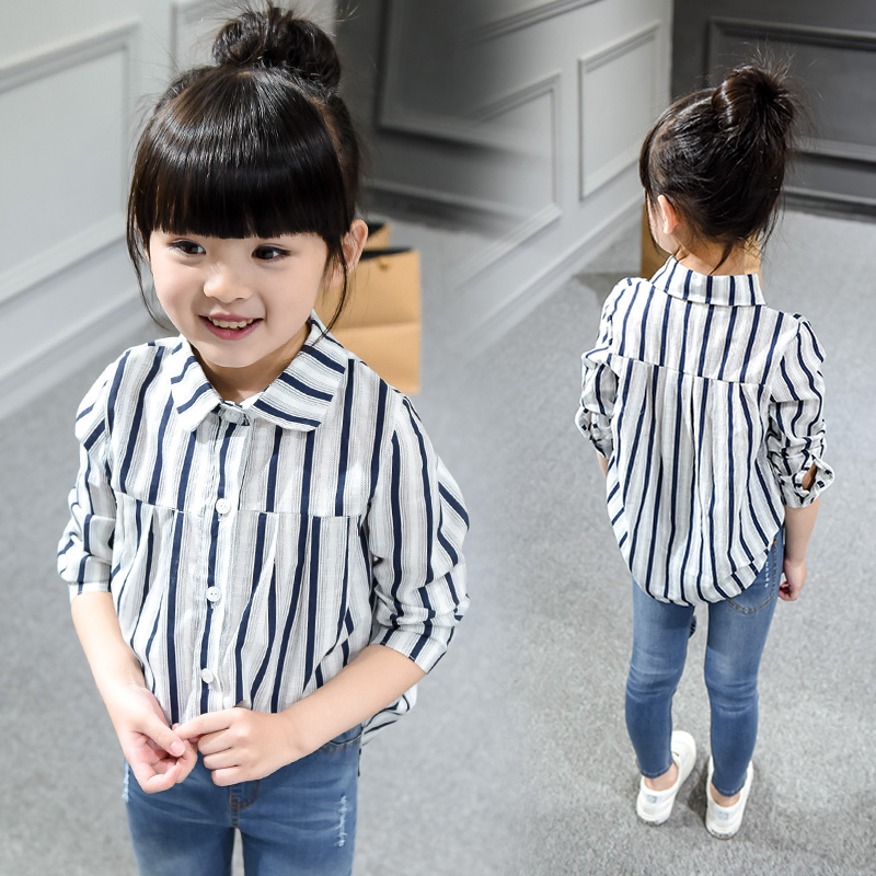 Chemise fille à manche longue - Ref 2084415 Image 1