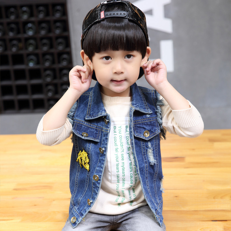 Gilet enfant en toile - Ref 2068781 Image 4